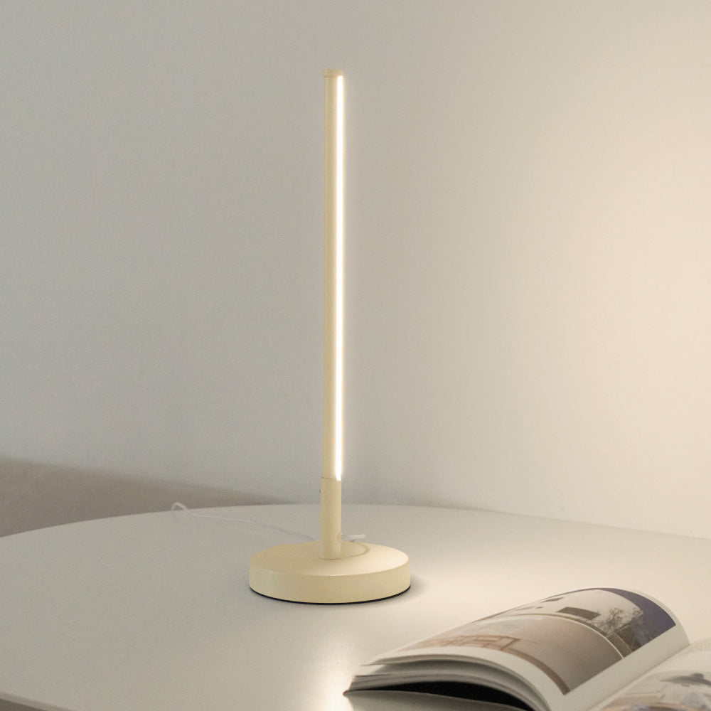 Nordic Minimalist LED Table Lamp – Elegant Warm Glow for Bedroom & Living Room