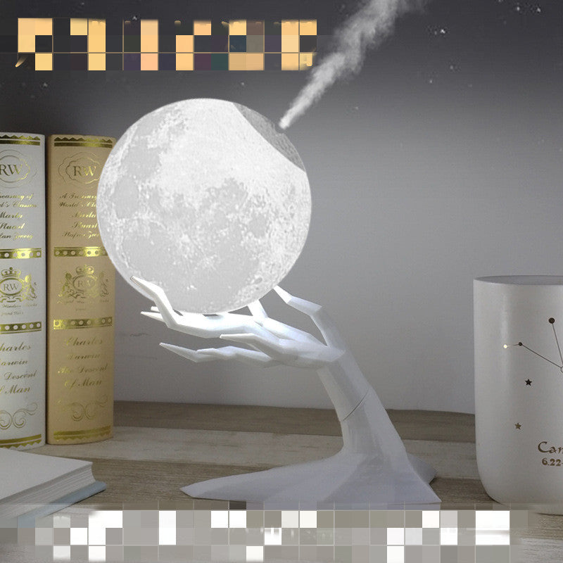 Creative Humidifier INS Aromatherapy Moon Light Night Light Home Bedroom Noiseless Small Gift For Girlfriend Mid Autumn Festival