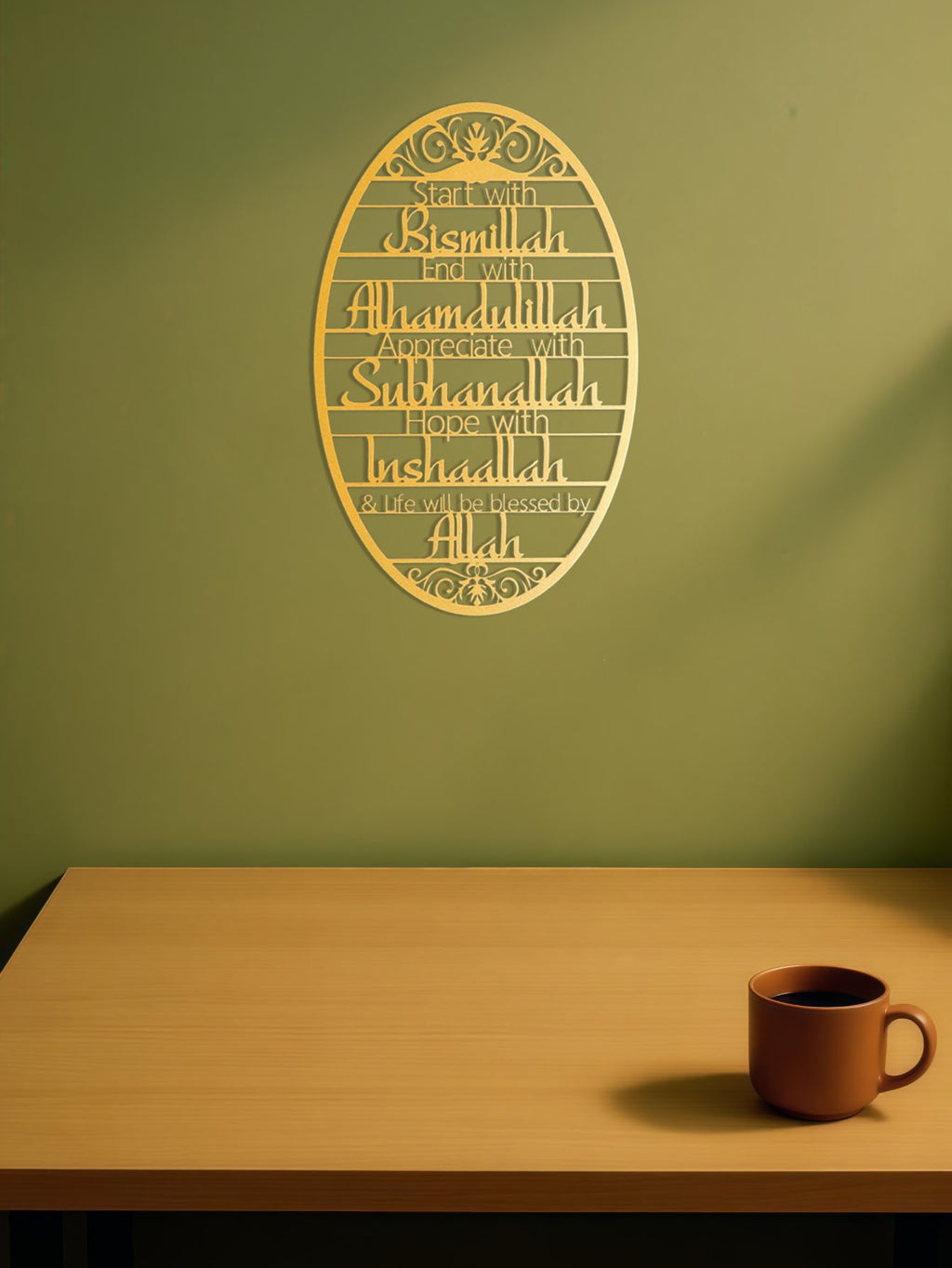 Metal Wall Art-Elegant Home Decor For Study Room, Bedroom & More -Room Decor