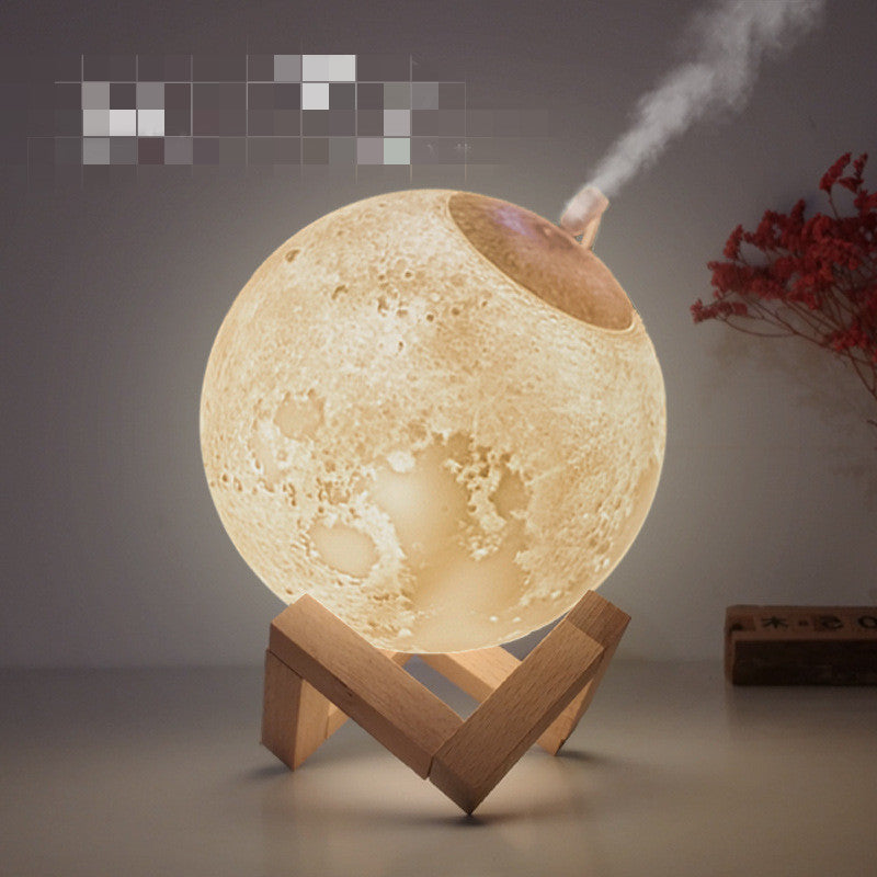 Creative Humidifier INS Aromatherapy Moon Light Night Light Home Bedroom Noiseless Small Gift For Girlfriend Mid Autumn Festival