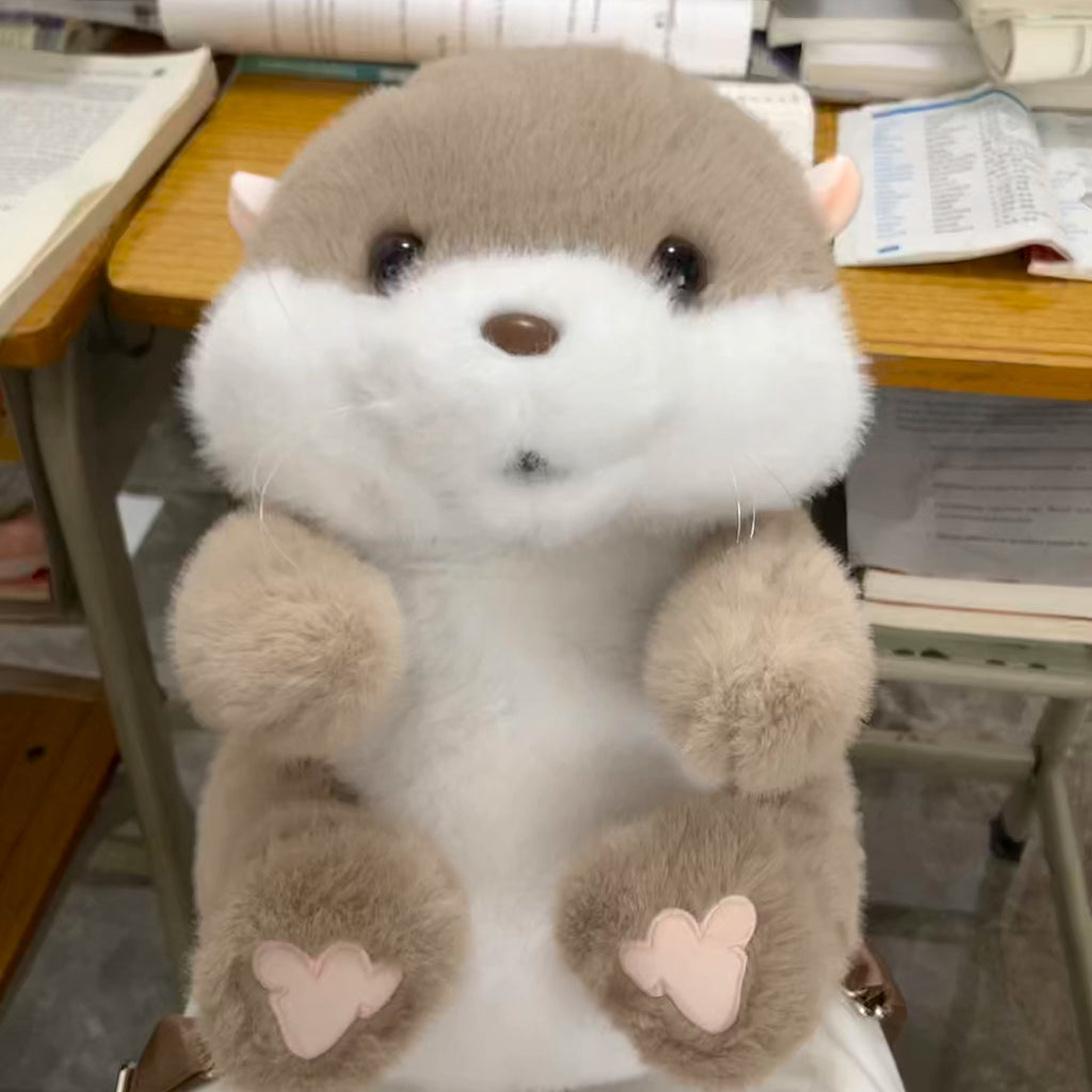Household Portable Cute Otter Plush Toy Doll