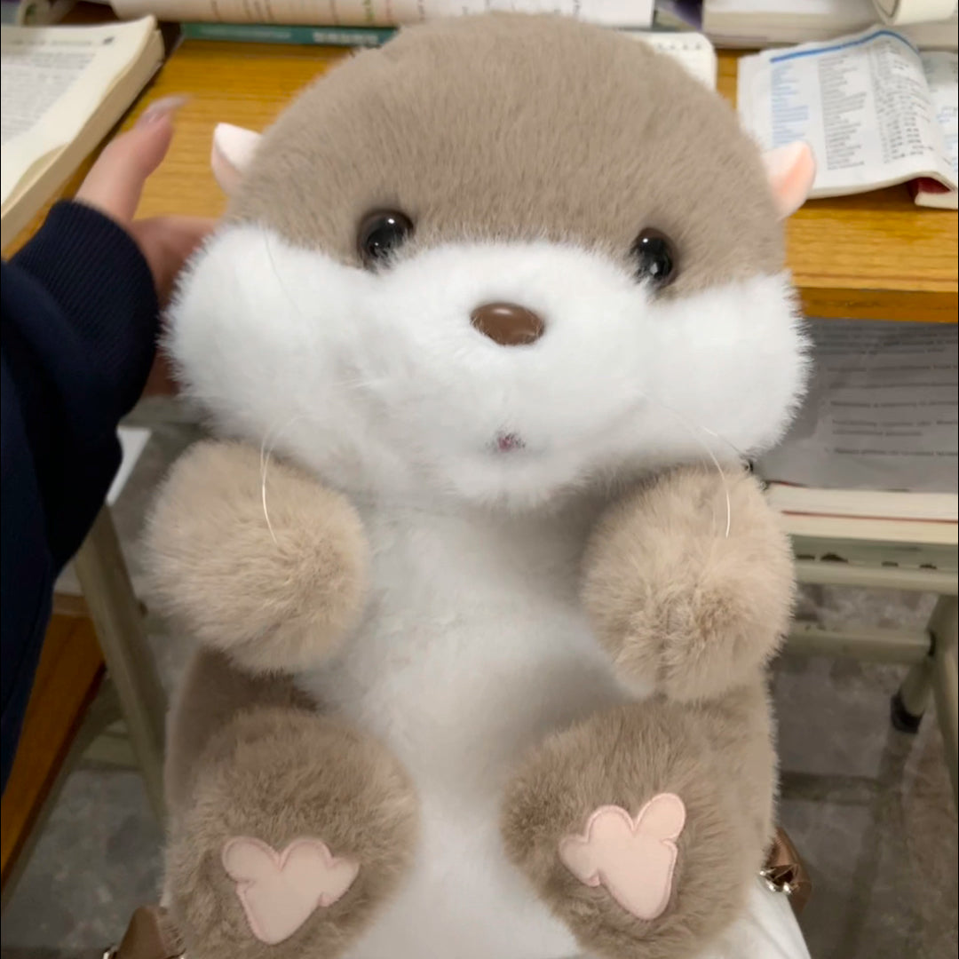 Household Portable Cute Otter Plush Toy Doll