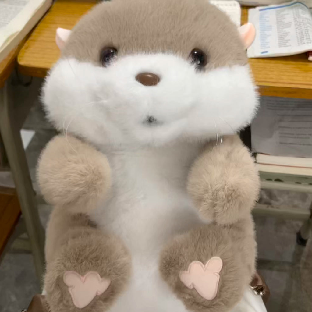Household Portable Cute Otter Plush Toy Doll